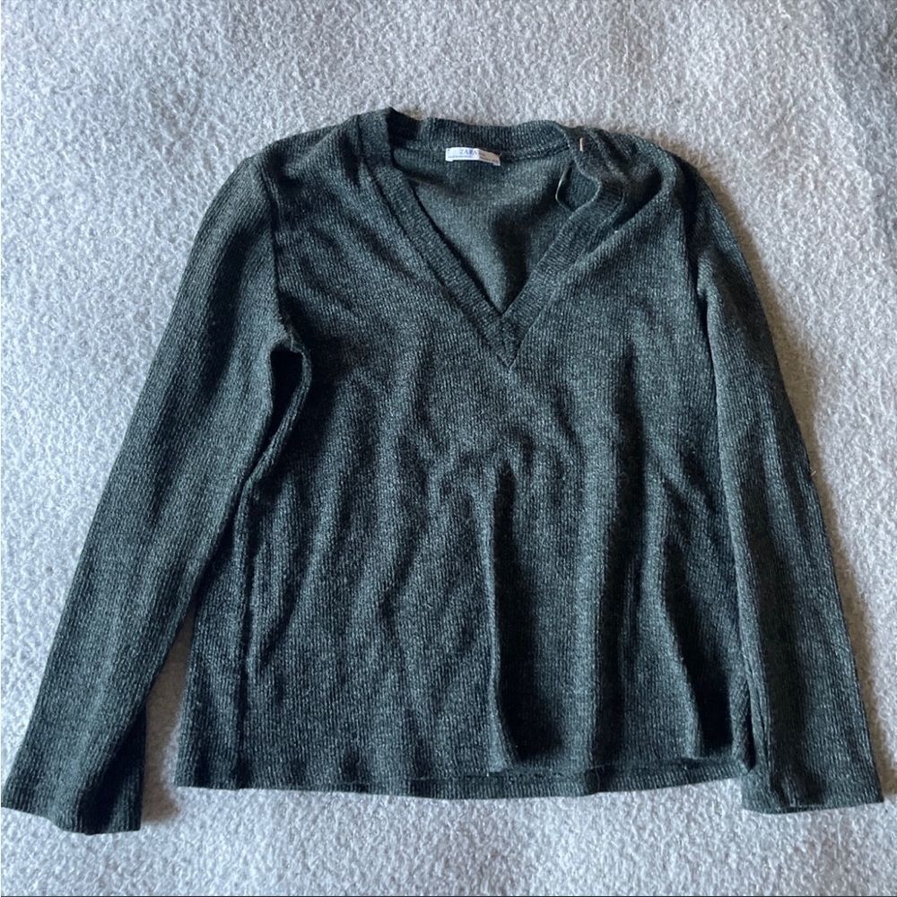 Zara‎ green medium top